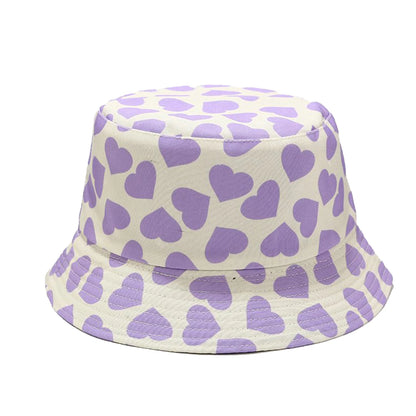 Unisex Fashion Bucket Hat | Zomerse Vissershoed | Camouflage & Hartjespatroon | Ademend & Opvouwbaar