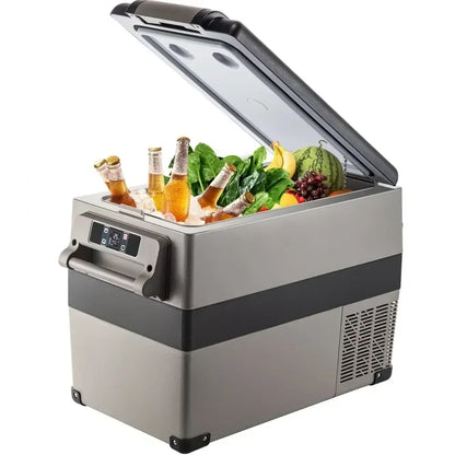 35L-50L Draagbare Autokoelkast – Mini Koelbox met Compressor, 12/24V DC en 110-240V AC, Ideaal voor Camping en Reizen