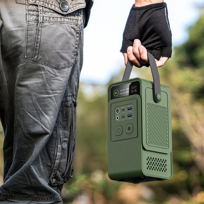 200W Draagbare Power Station – 192Wh Batterij, 60000mAh Camping Powerbank met Zonne-energie Generator