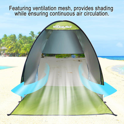 Pop-Up Strandtent – UV-bestendig & Waterdicht Zonnescherm voor Camping en Outdoor