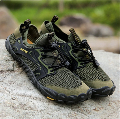 Wading Schoenen voor Mannen - Ademend Water Hiking Schoenen, Sneldrogende Mesh Sneakers voor Buiten en Klimmen