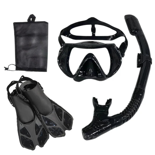 Snorkel- en Duikset voor Volwassenen | Unisex Zwembril, Duikmasker en Ademhalingbuis
