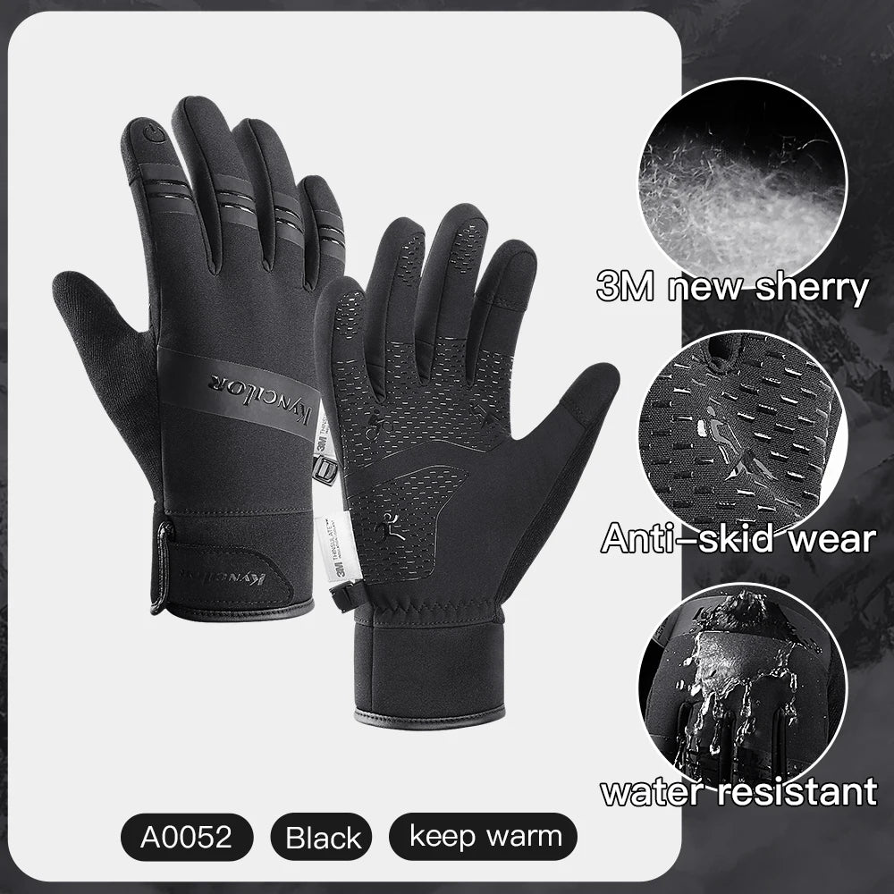 3M Winterhandschoenen met Touchscreen – Waterdichte Fietshandschoenen voor Heren & Dames | Ski, Outdoor & Motor