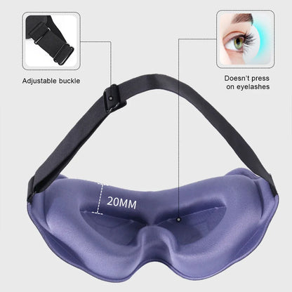 3D Slaapmasker – Block Out Licht, Zacht Gevoerde Oogmasker voor Slaap, Blinddoek, Slaap Hulp voor een Rustige Nachtrust