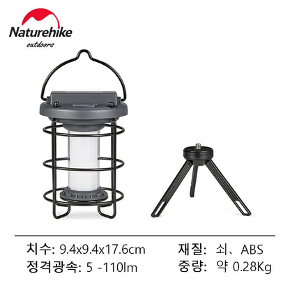 Draagbare Campinglamp | Outdoor Tent Lamp met IPX4 Waterdicht, 2000mAh Oplaadbare Batterij en Instelbare Lumen