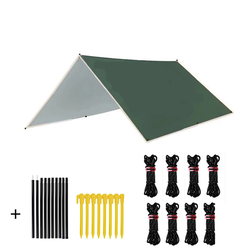 Compacte Canopy Tent met Draagtas – Lichtgewicht, Waterdicht en UV-bestendig Schaduwtent voor Outdoor Gebruik