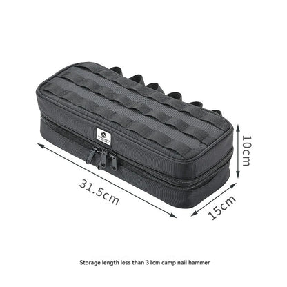 Dikke Polyester Waterdichte Handtas | Outdoor Camping Dubbel-laags Multifunctionele Tactische Opbergtas