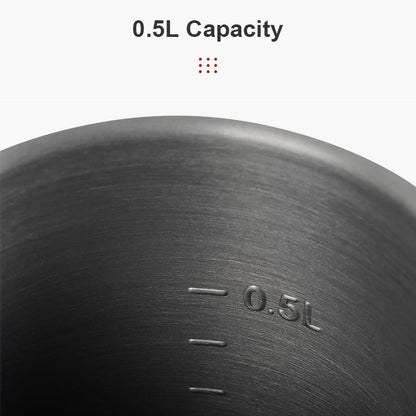 BRS-61 Jet Boiler Campingkocher-Set – Ultraleichtes einteiliges Kochset mit Wärmesammelsystem für Outdoor und Rucksackreisen