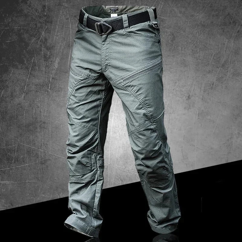 Heren Stretch Hiking Broek – Waterafstotende Ripstop Cargo Broek met Multi-Zakken, Lichtgewicht en Tactisch