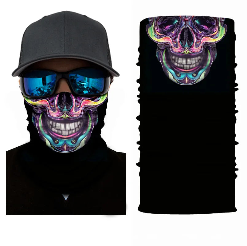 Fiets Bandana Sjaal – Naadloze Tactical Nekhoes & Balaclava – Fiets-, Ski- & Motor Masker voor Mannen – Outdoor Hiking & Vissen