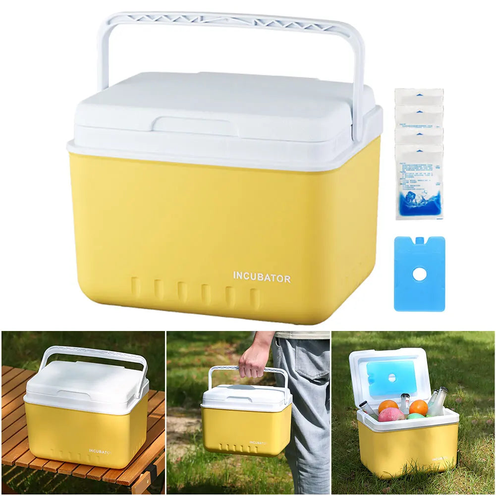 6L Geïsoleerde Koelbox – Draagbare Hard Cooler voor Camping, Picknick, Strand en Vissen