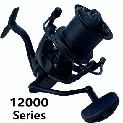 Big Spinning Fishing Reel | Max Drag 20KG, Zoutwater en Zoetwater Visserswiel voor Karpvissen (8000-14000 Series)