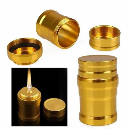 Tragbare Mini-Alkohollampe aus Metall – Heizgerät für Outdoor-Survival, Camping und Laborgebrauch