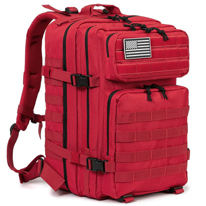 45L Tactische Rugzak met Molle – Grote Outdoor Backpack voor 3 Dagen Hiking, Trekking & Kamperen