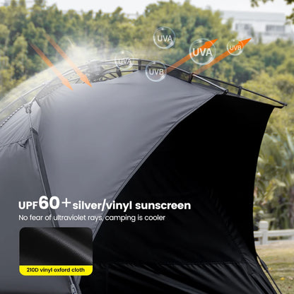 Outdoor Automatische Campingtent – Snelle One-Touch Opening voor 3-4 Personen, UV-bestendig en Waterdicht