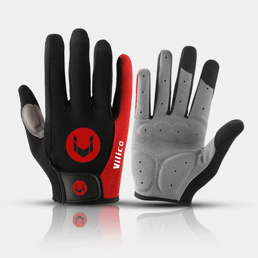 Ademende Antislip Lange Fietshandschoenen – Schokabsorberend & Zweetbestendig voor Mountainbike & Outdoor Sport