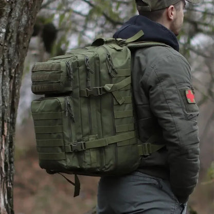 Tactische Rugzak 25L/35L/50L â€“ Waterdichte Outdoor Reistas voor Heren & Dames | Grote Capaciteit & Multifunctioneel