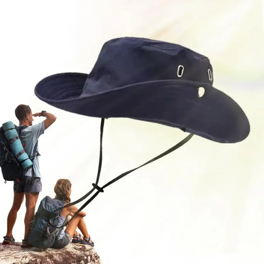 Ademende Zonnehoed – Unisex Bucket Hat met Brede Rand | Vissen, Wandelen, Kamperen & Strand