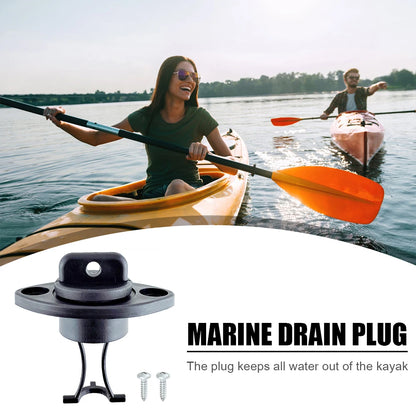 Stainless Steel Boot Garboard Drain Plug - Transom Drain Plug voor Kajak, Kano, Pedal Boat en Marine Accessoires