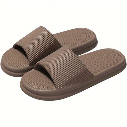 Nieuwe Heren EVA Slides - Non-Slip Open Teen Slippers, Sneldrogend voor Binnen, Douche en Wandelen