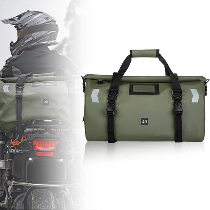 Universele Waterdichte Motor Achtertas - 40L/66L Fiets, Scooter en Camping Bagage, Multifunctionele Luggage Pack met Reflecterende Strips