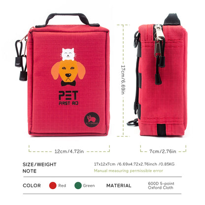 160-teiliges komplettes Erste-Hilfe-Set für Hunde – tragbares medizinisches Set mit MOLLE-Tasche für Training, Wandern, Camping und Jagd