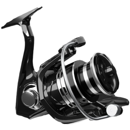 Volledig Metalen Vismolen – Allround Spinning Reel 5.2:1 Overbrengingsverhouding, 12kg Max Drag voor Zee- & Zoetwater