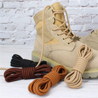 Runde Schnürsenkel aus Polyester – 2 Stück/Paar für Stiefel und Outdoorschuhe