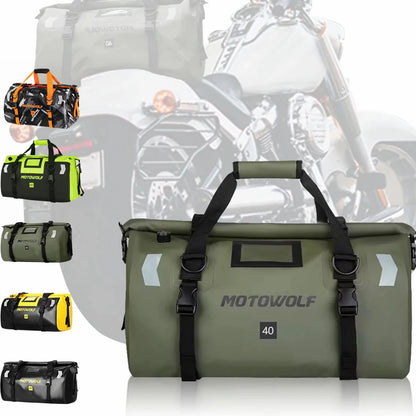 Motorcycle Dry Bag 40L/66L - Waterdichte Reflecterende Duffle Bag voor Reizen, Kamperen, Skiën, Fietsen, en Outdoor Avonturen