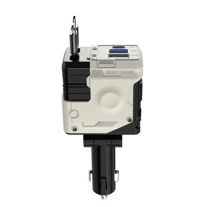 4-in-1-Ladegerät – Einziehbarer Zigarettenanzünder-Adapter mit USB Typ-C und Schnellladung