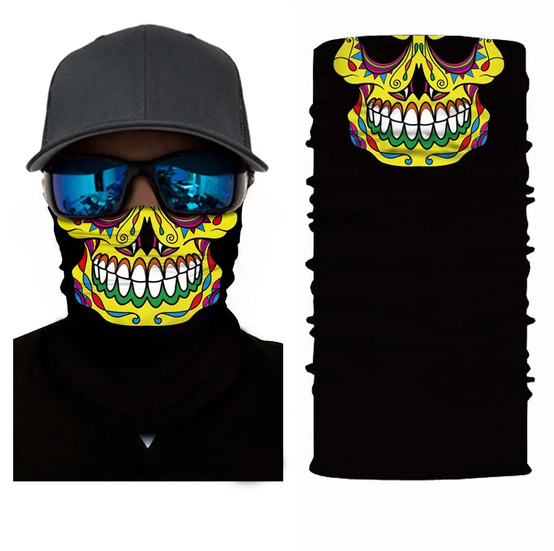 Fiets Bandana Sjaal – Naadloze Tactical Nekhoes & Balaclava – Fiets-, Ski- & Motor Masker voor Mannen – Outdoor Hiking & Vissen