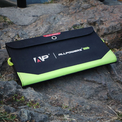 21W Opvouwbare Solar Oplader met 2 USB-Poorten – Draagbaar Zonnepaneel voor iPhone, iPad, GoPro, Huawei & Outdoor Camping