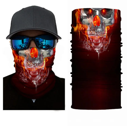 Fiets Bandana Sjaal – Naadloze Tactical Nekhoes & Balaclava – Fiets-, Ski- & Motor Masker voor Mannen – Outdoor Hiking & Vissen