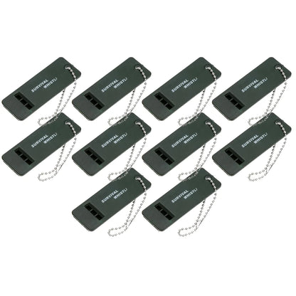 10-1PC 3-Frequency Emergency Whistle – Portable Safety Whistle for Hiking, Camping and Mountaineering