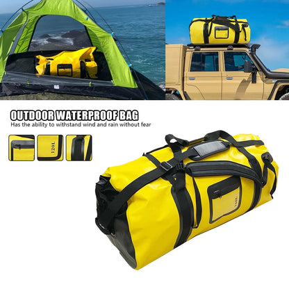 Universele Waterdichte Motor Achtertas - 40L/66L Fiets, Scooter en Camping Bagage, Multifunctionele Luggage Pack met Reflecterende Strips