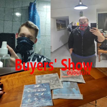 Outdoor Sport Bandana – Militair Tube Sjaal voor Vissen, Fietsen & Wandelen – Tactical Neck Gaiter & Halve Masker voor Mannen & Vrouwen
