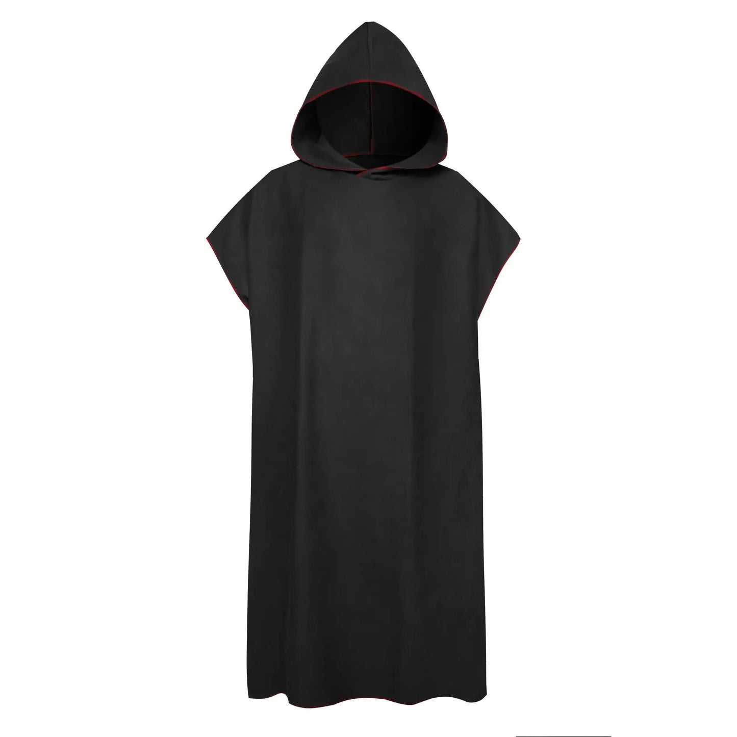 Sneldrogende Changing Robe, Badjas met Kap – Super Absorberende Zwem- en Fitness Badjas van Polyester/Katoen