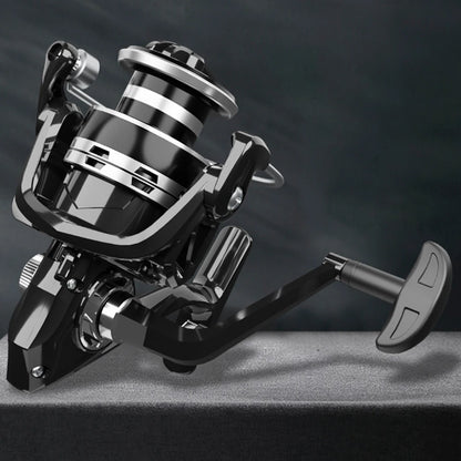 Volledig Metalen Vismolen – Allround Spinning Reel 5.2:1 Overbrengingsverhouding, 12kg Max Drag voor Zee- & Zoetwater