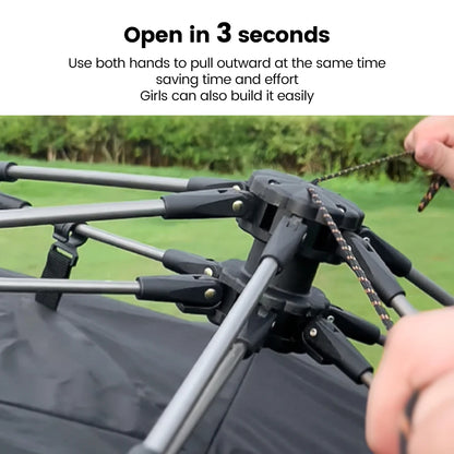Outdoor Automatische Campingtent – Snelle One-Touch Opening voor 3-4 Personen, UV-bestendig en Waterdicht