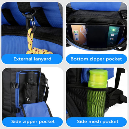 90L wasserdichter Wanderrucksack – Trekking- und Campingrucksack mit großem Fassungsvermögen für Outdoor-Reisen und Sport