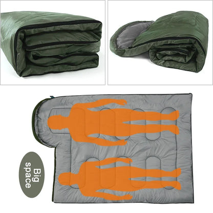 Leichter 4-Jahreszeiten-Schlafsack – warmer Umschlagschlafsack für Outdoor-Rucksacktouren und Camping
