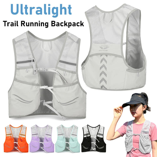 Outdoor Trail Running Backpack, Ultralicht Hydratatie Vest voor Hardlopen, Fietsen, Marathon en Hiken – Voor Mannen en Vrouwen