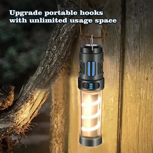 Tragbare Mückenlampe – multifunktionale LED-Campinglampe mit Mückenschutz und magnetischer Befestigung