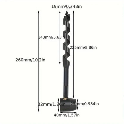Hand Drill Screw - Bushcraft Wrench - Scotch Eye Drill - Survival Tools for Camping, Outdoor, Hiking, Woodworking