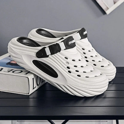 Unisex Zomer Slippers – Comfortabele Slip-On Clogs met Platform, Anti-Slip EVA Zool voor Strand en Casual Gebruik