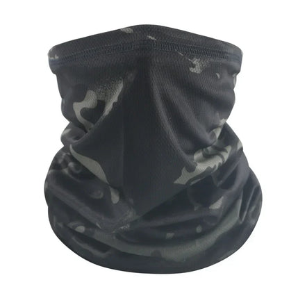 Camo Masker Nekwarmer – Ademend Sport Bandana voor Fietsen, Wandelen & Kamperen – Unisex Outdoor Tube Sjaal