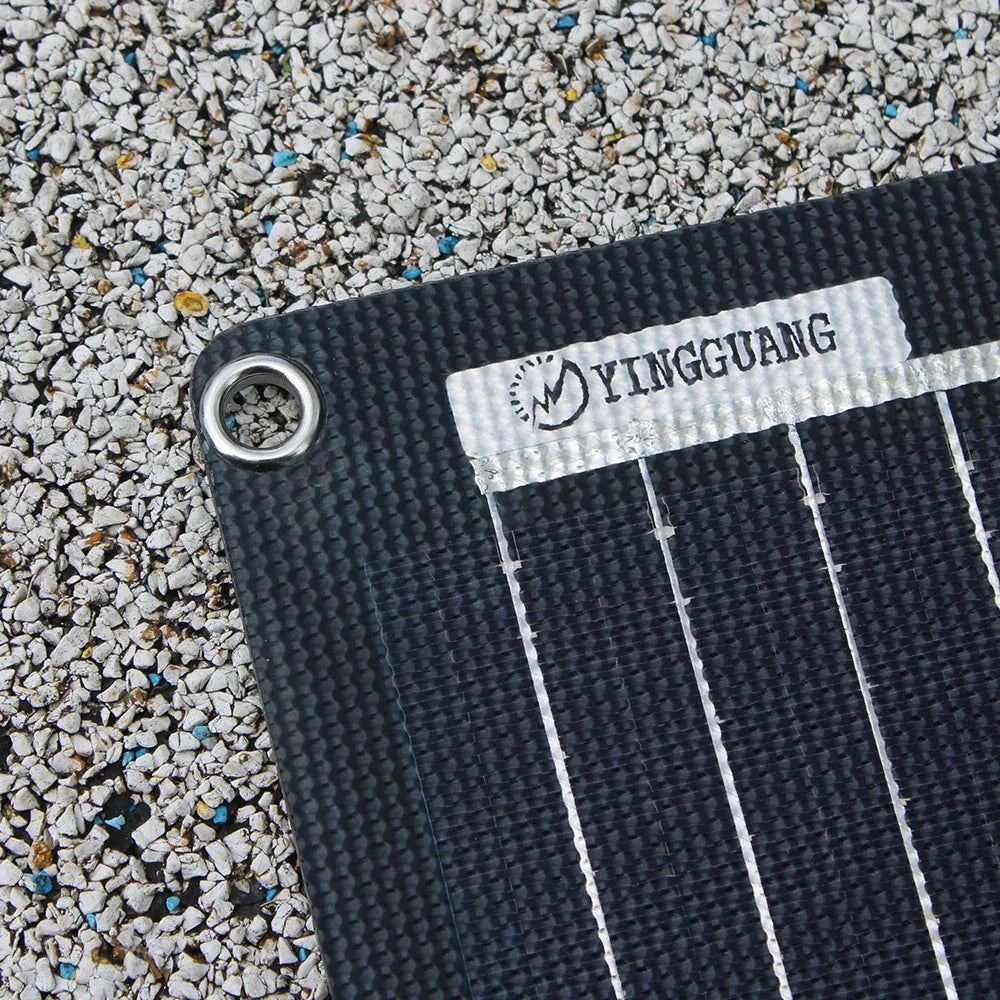 ETFE Flexibel Monokristallijn Zonnepaneel – 100W 12V Kit voor Off-Grid Power en Camping