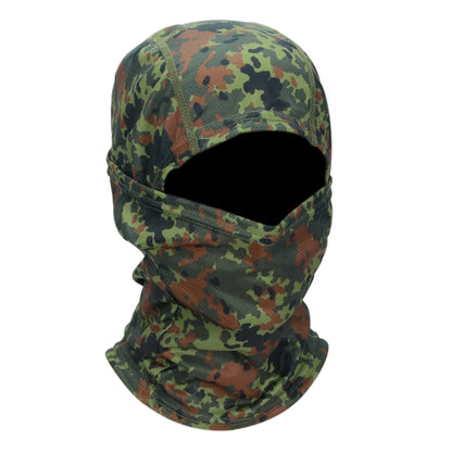Camouflage Balaclava Hoed voor Fietsers & Jagers – Volledige Gezichtsmasker voor Buiten, Skiën, Motorhelm Binnenmuts