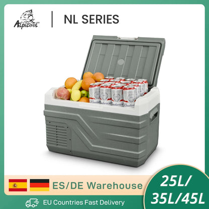 25L/35L/45L Draagbare Auto Koelbox – 12V Compressor Koelkast/Diepvries