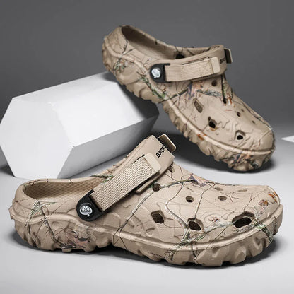 Heren Slippers – Lichtgewicht Outdoor Casual Sandalen met Anti-slip EVA Zool en Platform, Klassiek en Comfortabel